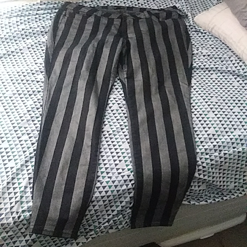 Striped jeans